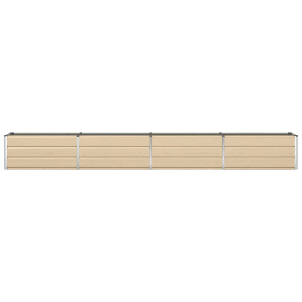 Fioriera Avorio 385 x 50 x 45 cm Acciaio zincato