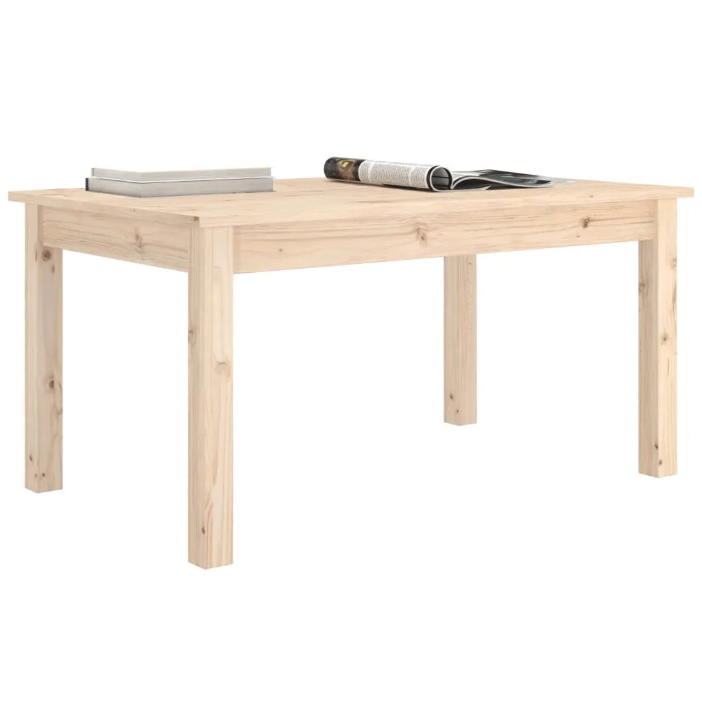 Tavolino da Salotto 80x50x40 cm Legno Massello di Pino cod mxl 28093