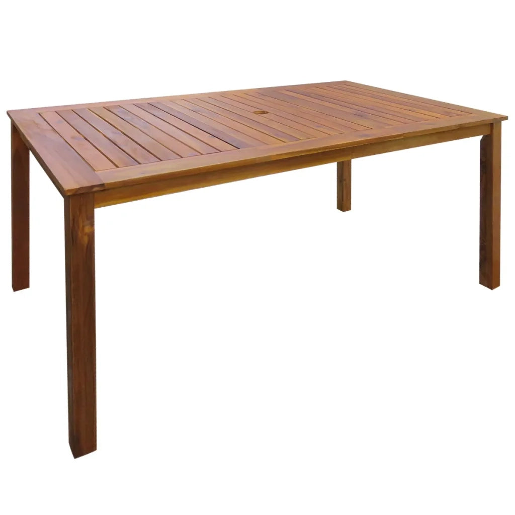 Set da Pranzo da Giardino 7 pz in Legno Massello di Acacia 42611