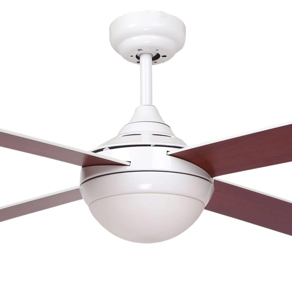 Sulion Sulion 072817 Bianco Pino Ventilatore Bianco a Soffitto Con Luce 4 Pale e Telecomando