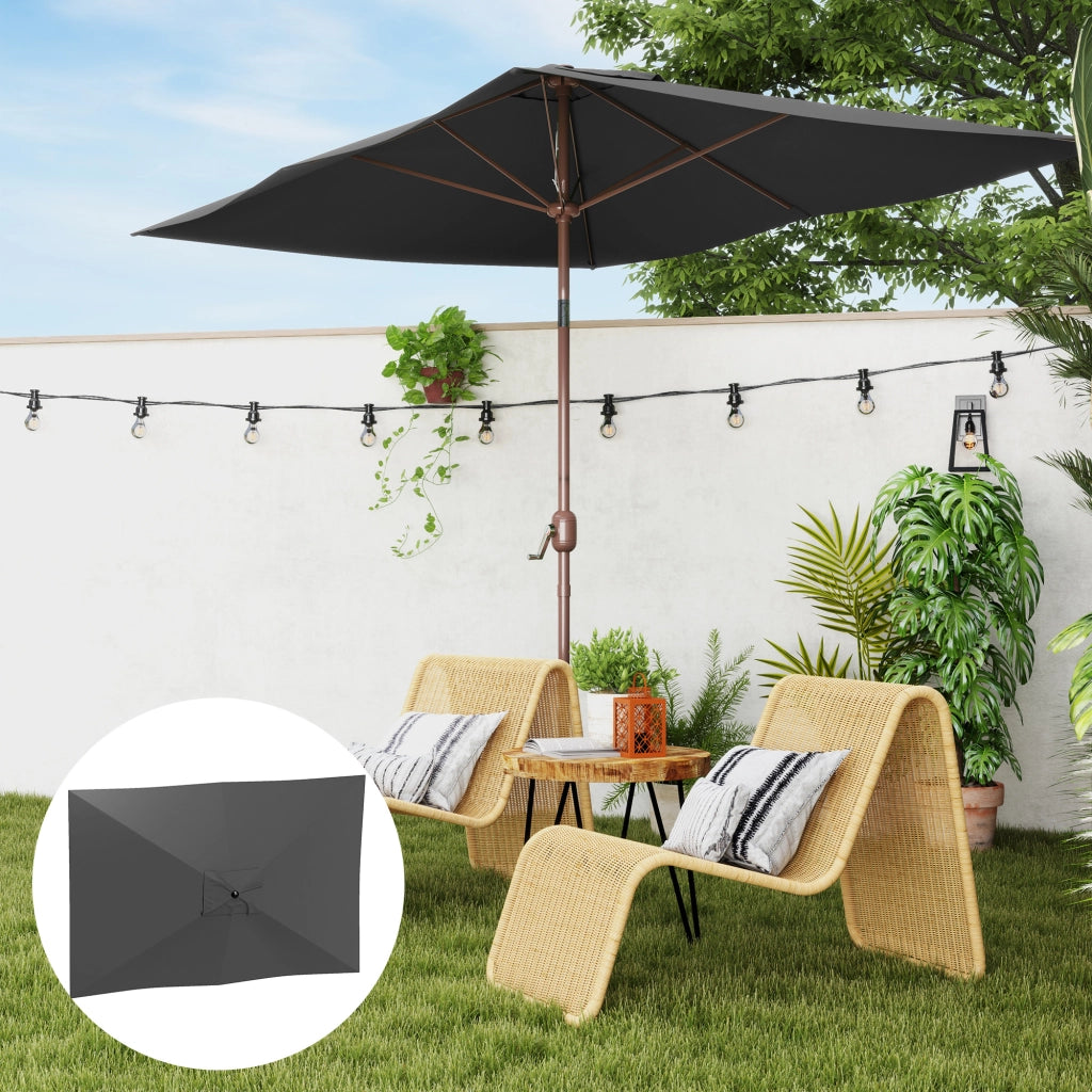 Tenda da sole 6 stecche UPF 50+ ¨C zephmum ¨C 3x2m grigio scuro