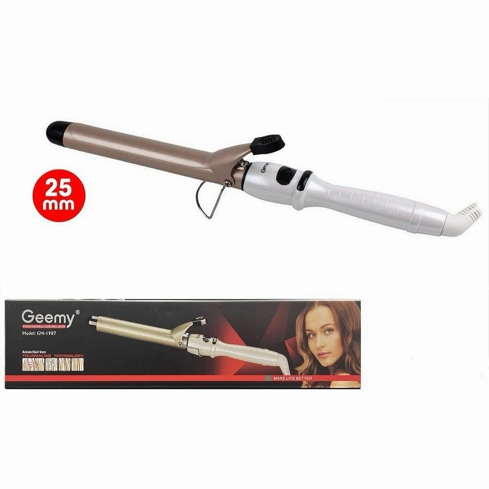 Trade Shop - Piastra Arricciacapelli Professionale Ceramica Tormalina ø25 Mm 45w Gm-1987-25mm -