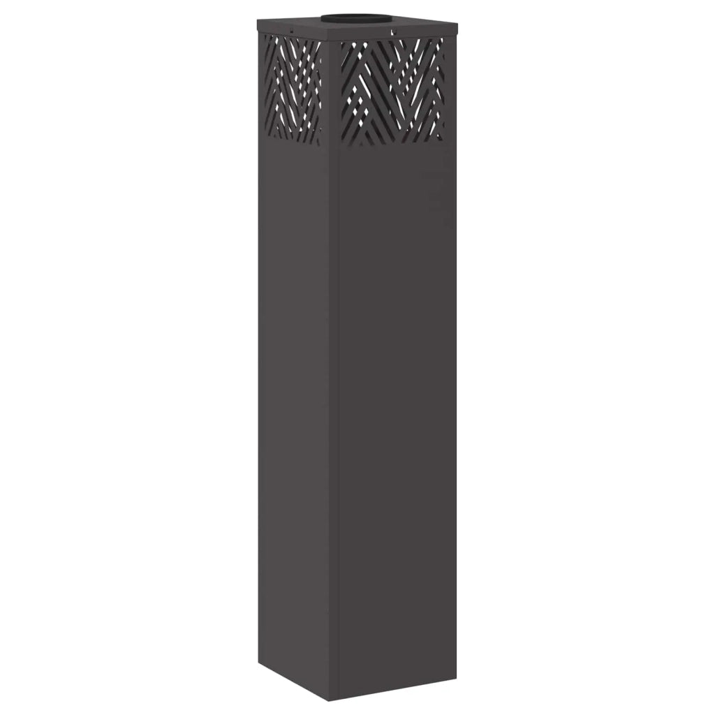Faro LED solare per sentieri 2 pz Nero CFW6202803