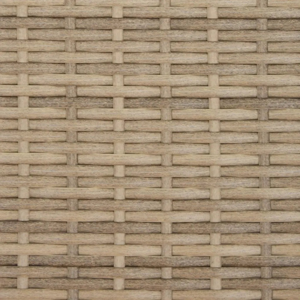 Lettino Prendisole | Sdraio da giardino | Lettino da sole con Cuscini Beige?in Polyrattan