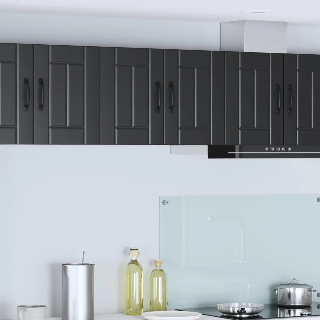 Armadietto a muro LUCCA 2 pcs Nero 30 x 31 x 40 cm