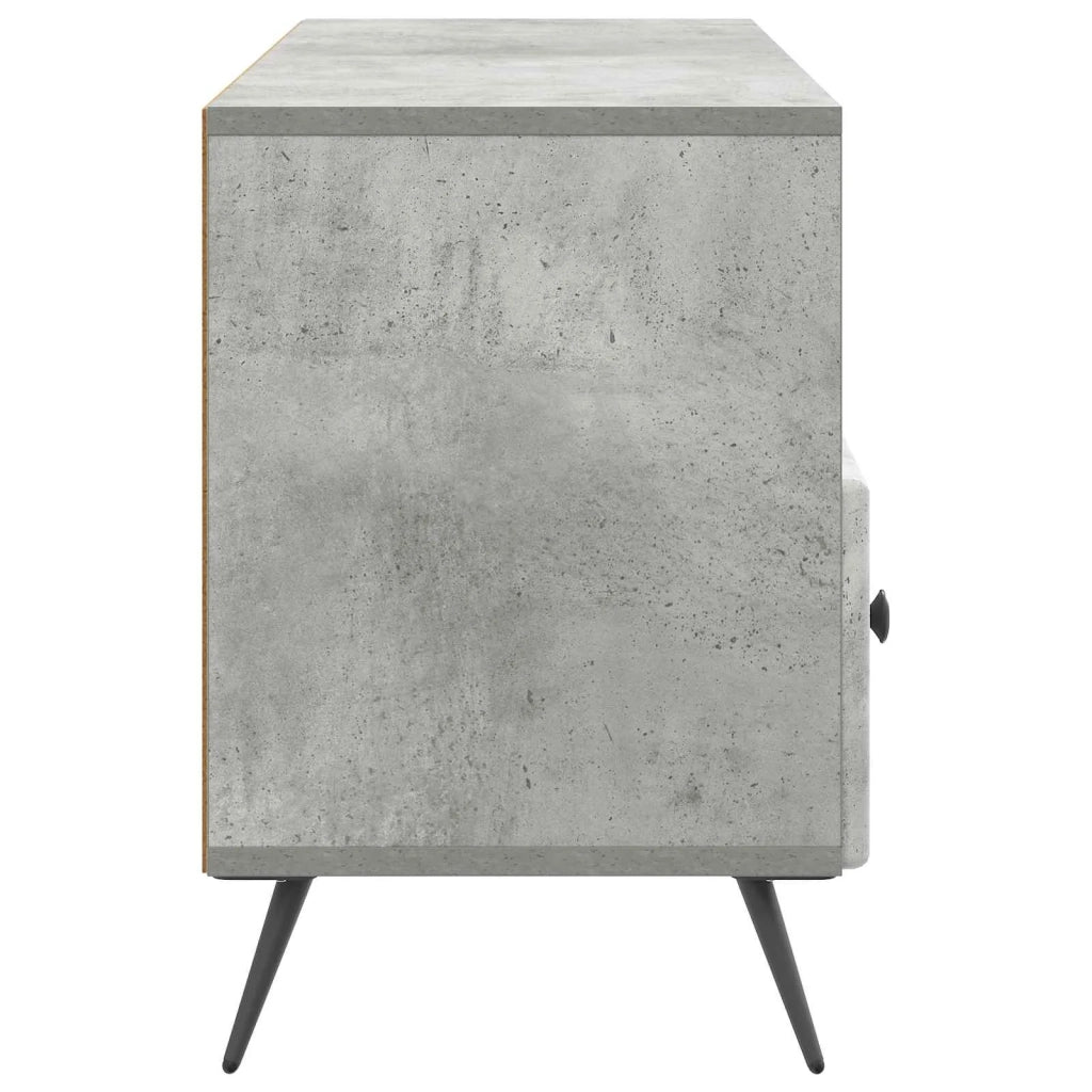 Mobile TV con cassetto Grigio Cemento 102 x 34,5 x 50 cm