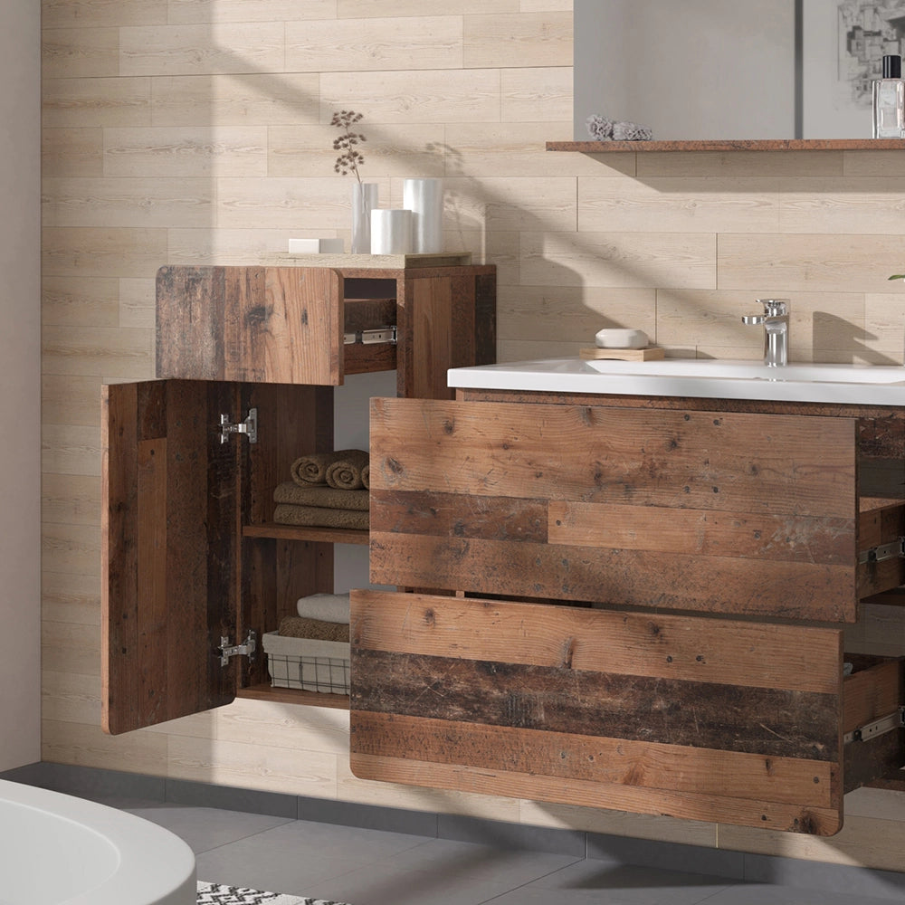 Vicco mobiletto bagno Oldstyle 36.6 x 76.6 cm con cassetto e anta