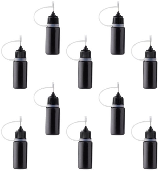 Applicatore a 10 ml con punta precisa - Flacone spray - Flacone con punta per applicare con precisione - Facile da usare con beccuccio
