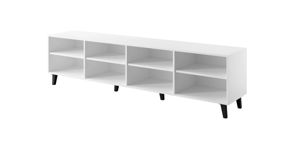 MOBILE VITRAIL PORTA TV 200 4D BIANCO OPACO ETNA