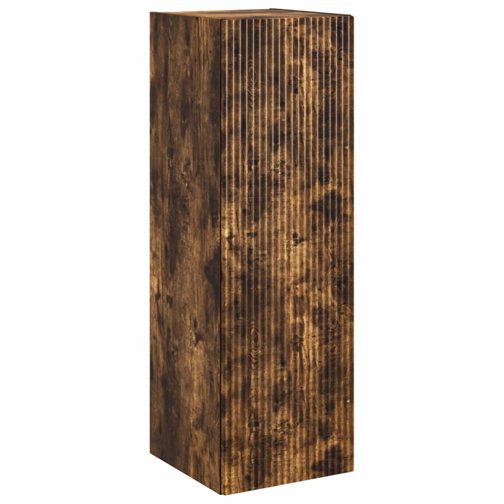 Set di mobili per il bagno 5 pz Rovere Fumo 33 x 34,5 x 100 cm 3405978