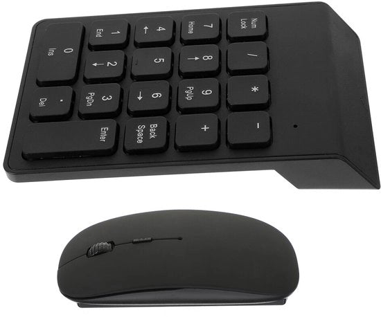 Tastiera numerica wireless e mouse per ufficio, alta precisione in movimento