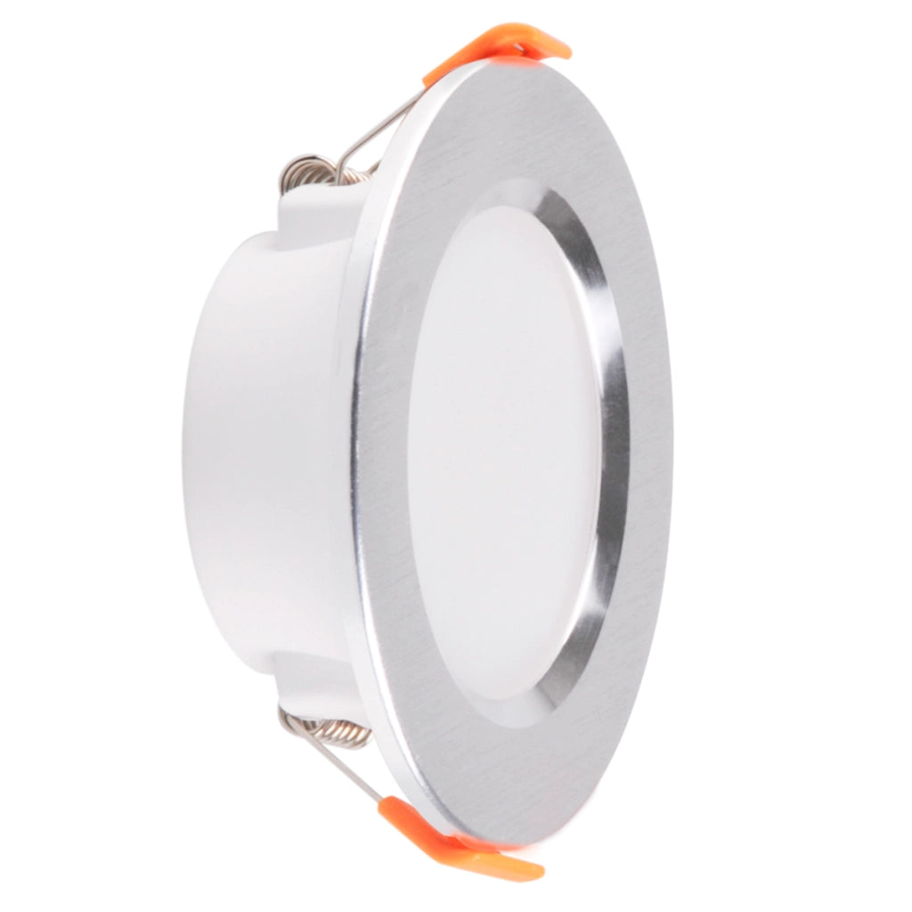 Faretto LED incasso Polux ZOE argento 4,8W 4000K 430lm