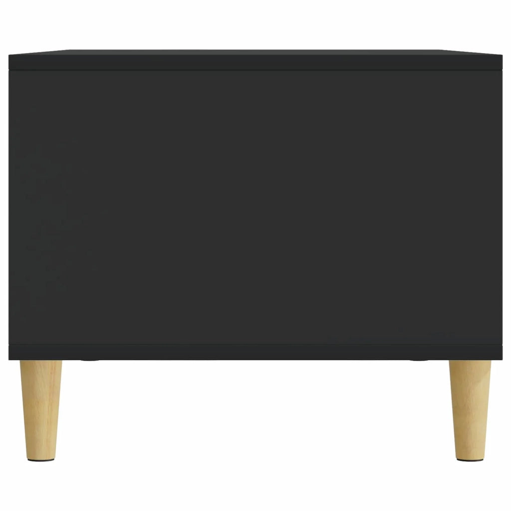 Tavolino da salotto Nero 90 x 50 x 40 cm Legno ingegnerizzato