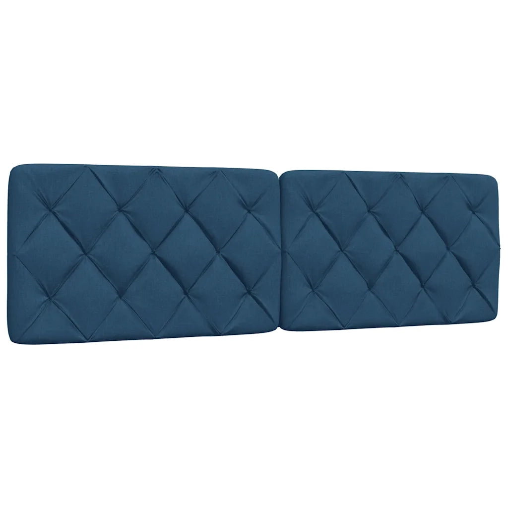 Letto con Materasso Blu 160x200 cm in Tessuto 3310754