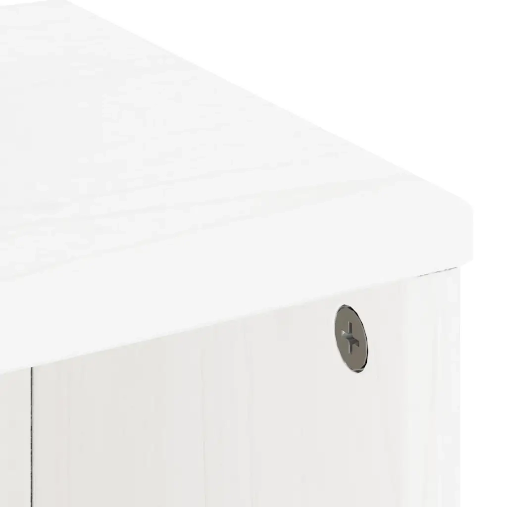 Armadietti Laterali 4 pz ODDA Bianco 40x24x79 cm Legno di Pino 3365351