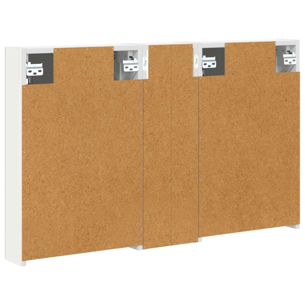 Set di Armadi da Bagno con porta 3 pcs 100 x 10,5 x 60,5 cm 3403696
