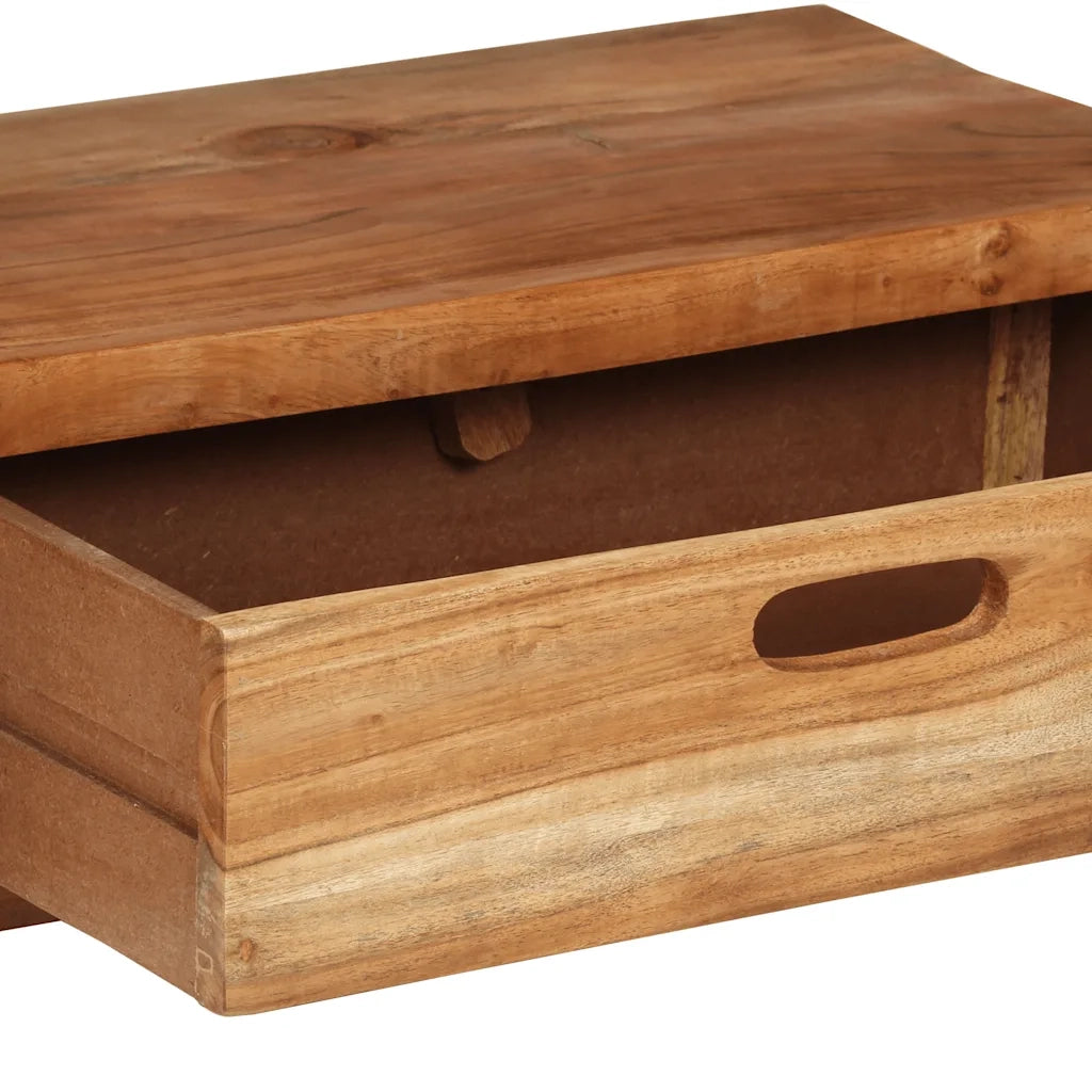 Mobile TV (118-200)x30x40 cm in legno massello di acacia 351780