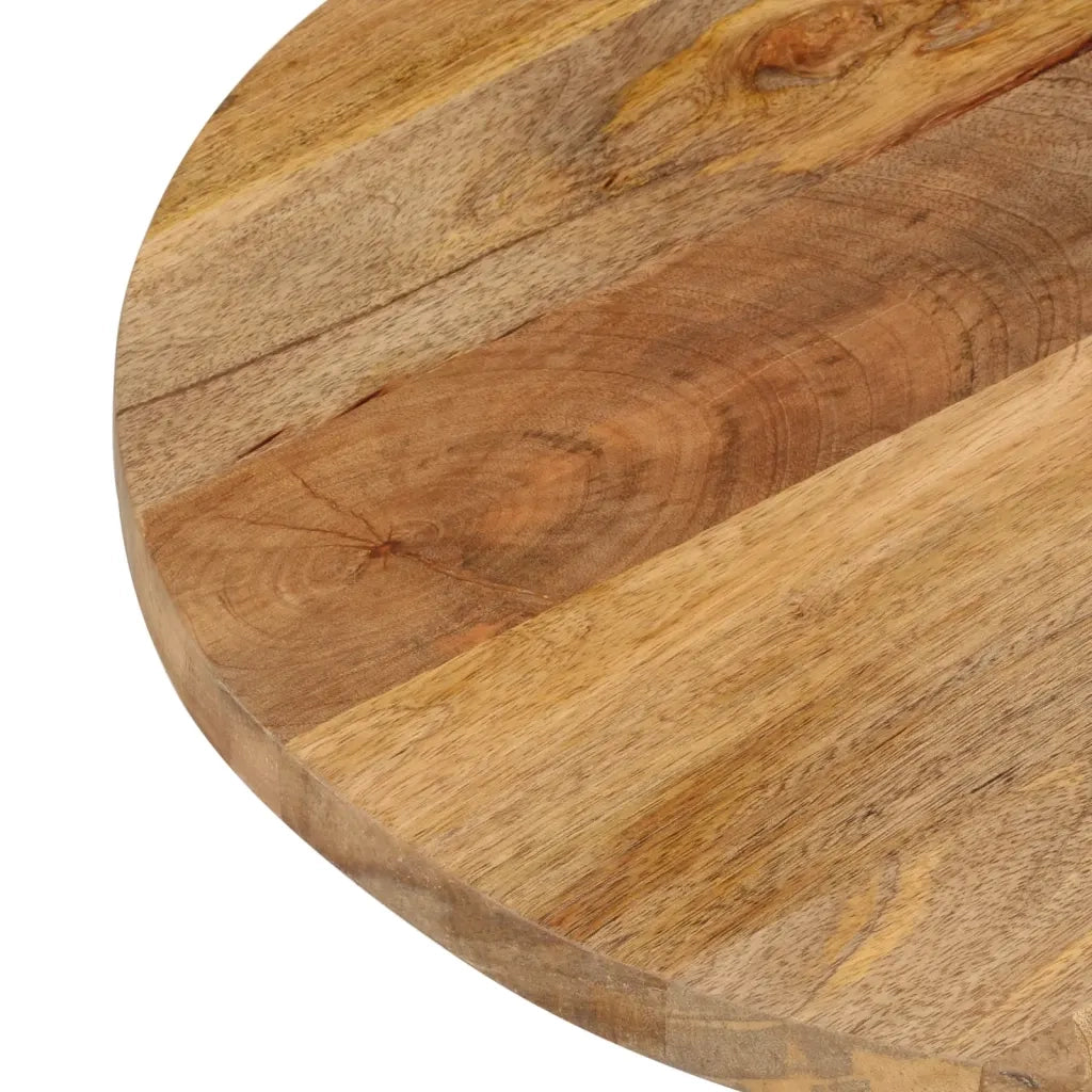 Piano Tavolo 100x40x3,8 cm Ovale in Legno Massello di Mango 370134