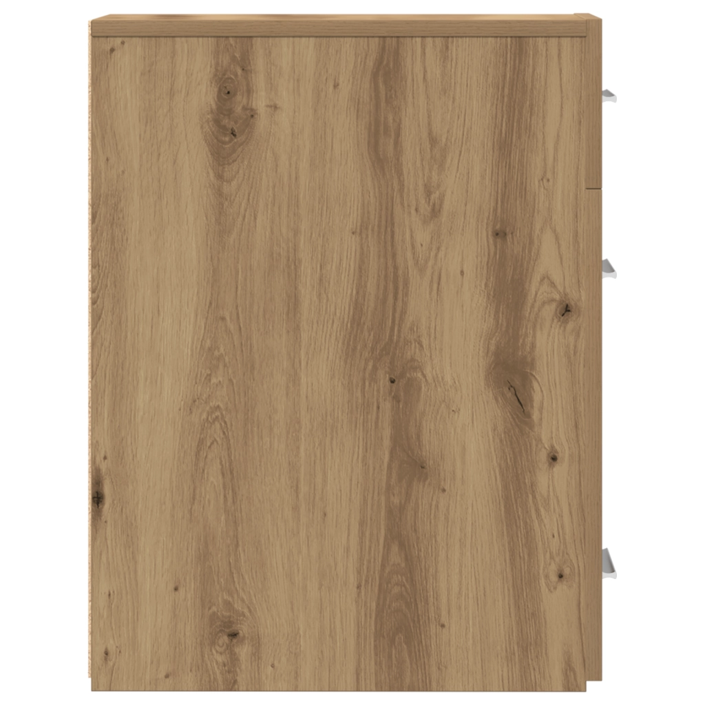 Armadio da farmacia  in rovere artigianale 20x45,5x60 cm in legno ingegnerizzato