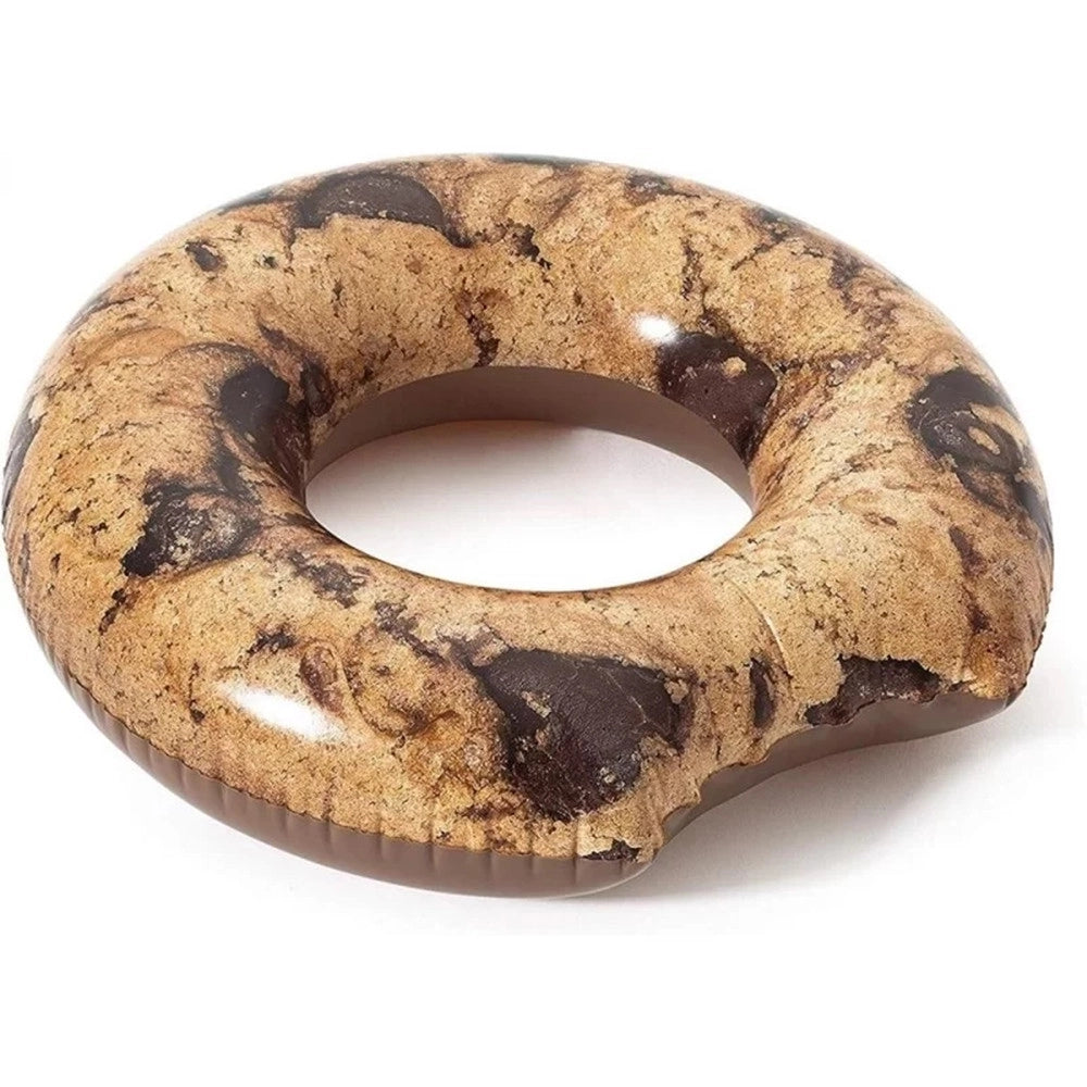 Trade Shop - Salvagente Ciambella Grafica Biscotto Cookie Galleggiante Gonfiabile 107 Cm 016163 -