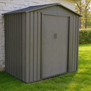 Casetta da giardino in metallo - LEGNO VECCHIO - 2,4 mÂ²