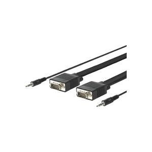 VivoLink PROVGAS15 15m VGA (D-Sub) + 3.5mm VGA (D-Sub) + 3.5mm Schwarz VGA-Kabel (PROVGAS15)