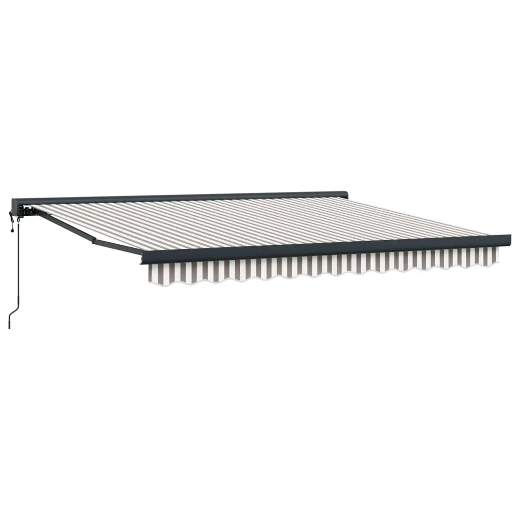 Tenda da Sole Grigio chiaro e bianco 500 × 300 cm 3426384