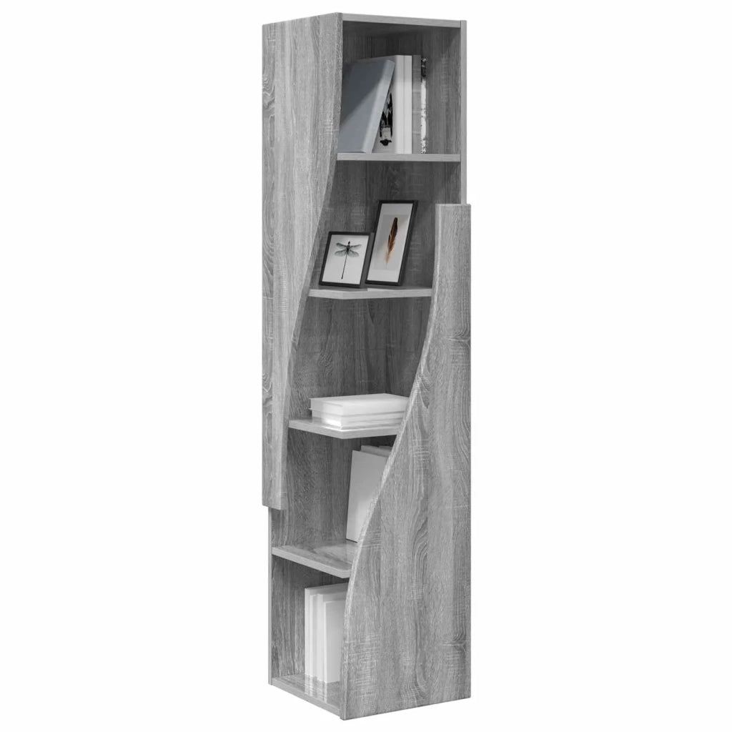 Mobile angolare 32x32x140cm Legno ingegnerizzato Grigio Sonoma 889881