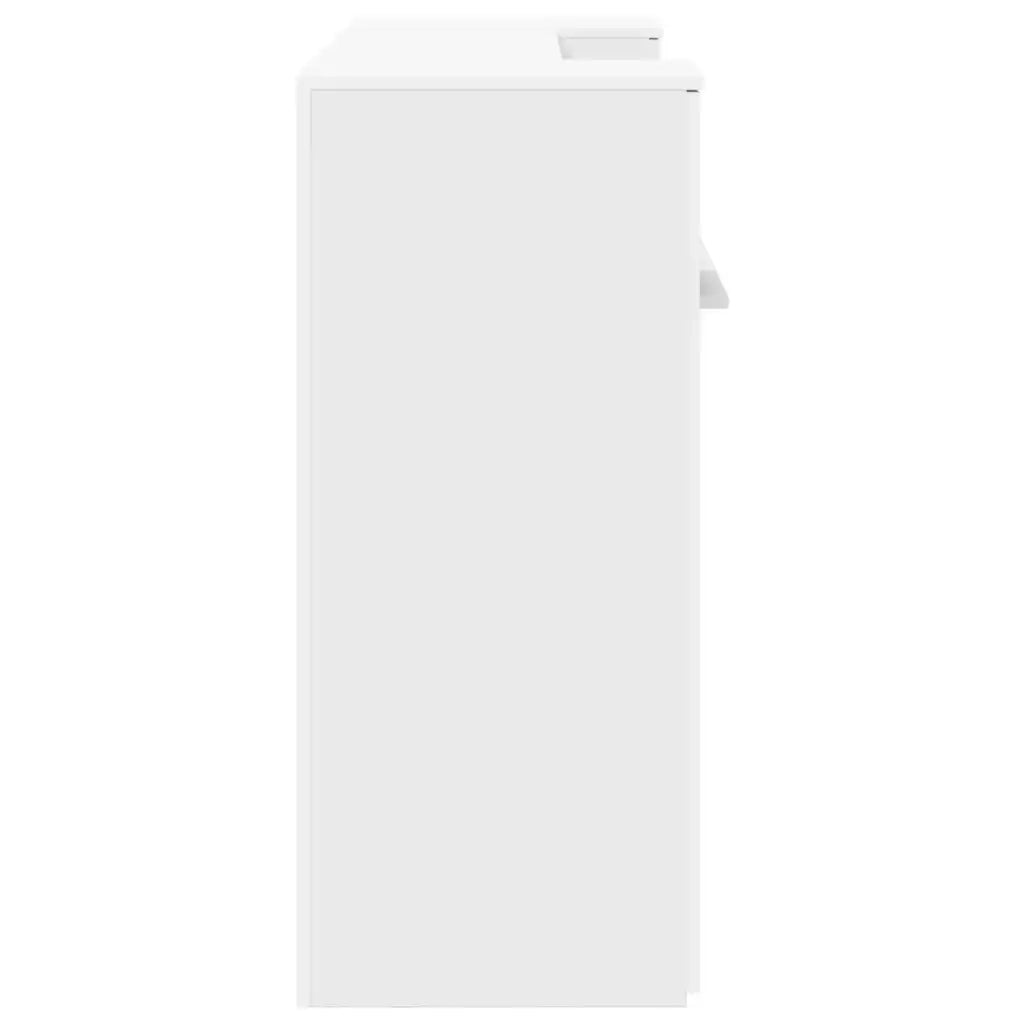 Scrivania per Reception Bianca 180x50x103,5 cm in Legno Massello 3324205