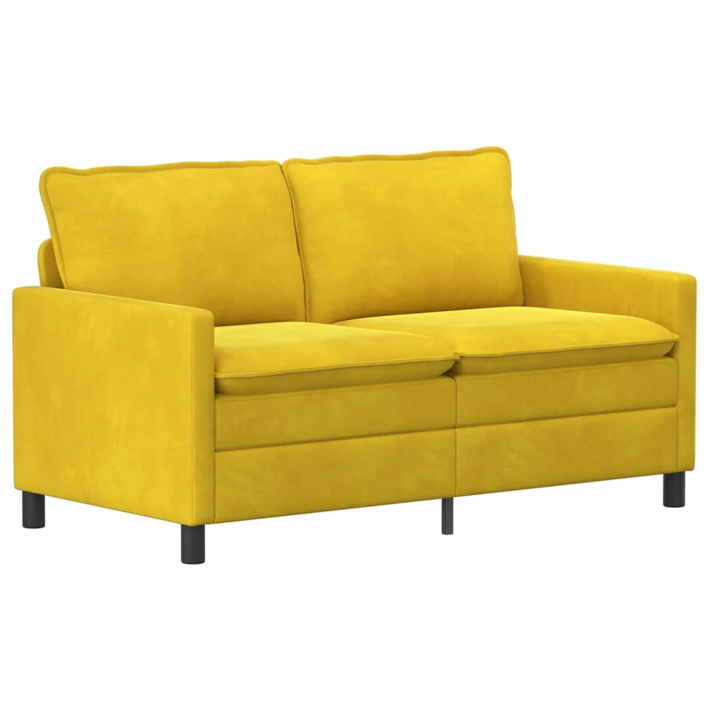 Set di divani 2 pcs Giallo Velluto