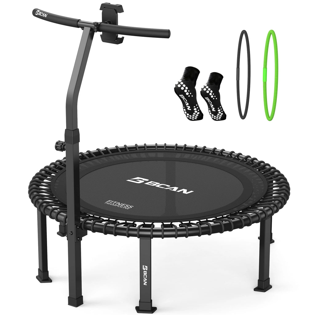 Trampolino da Fitness ¨C zephmum ¨C Grigio, Polipropilene, 101.6x101.6 cm