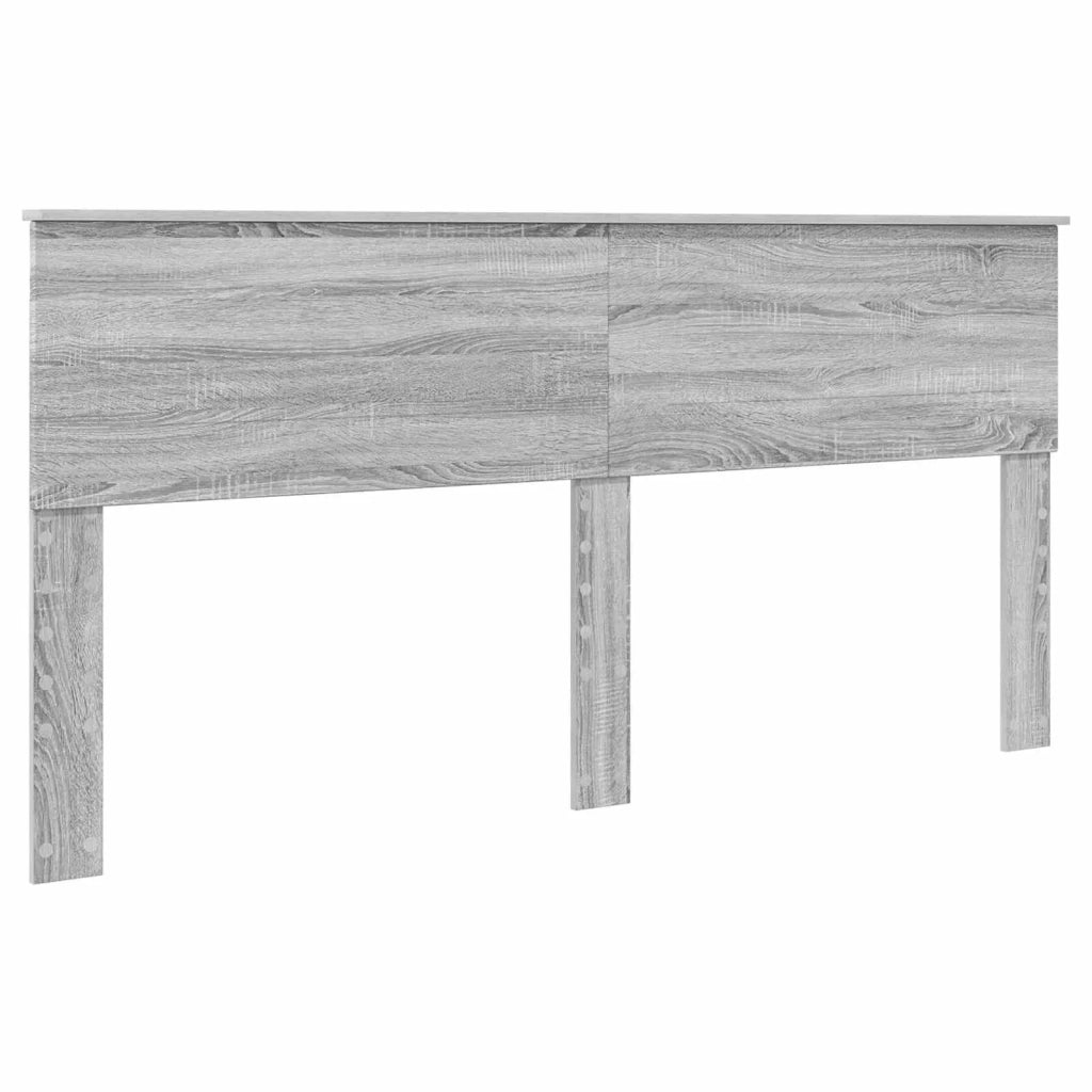 Struttura del letto con testiera Grigio Sonoma 200 x 200 cm 3407837