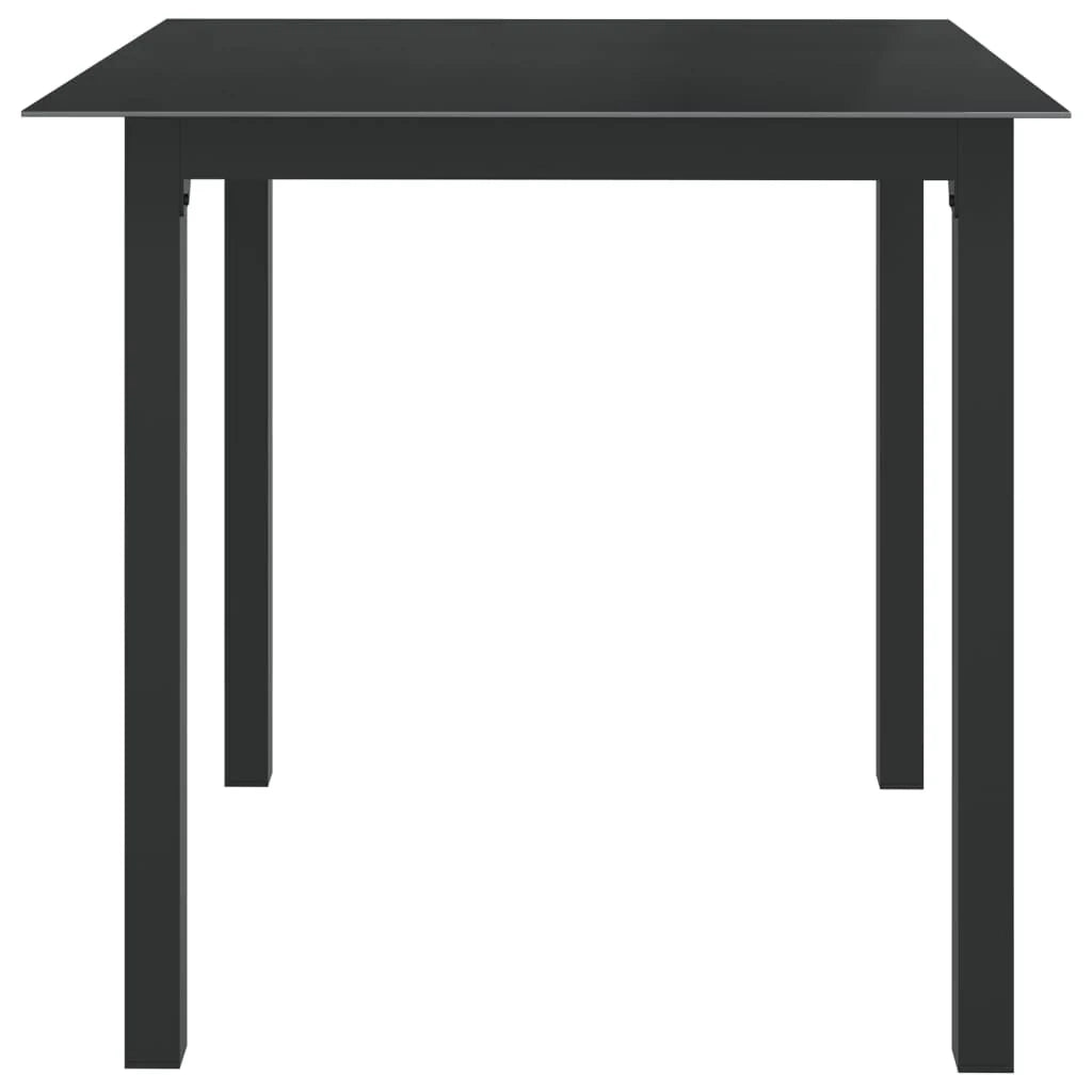 Set da pranzo da giardino per esterni in alluminio antracite da 5 pezzi 02_0013697