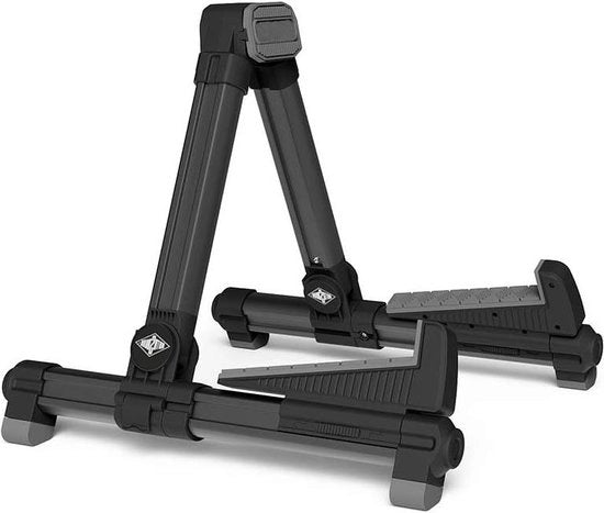 Stand per chitarra pieghevole nero - RGS-200-BK con borsa da trasporto