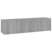 Mobile TV da parete Sonoma 120 x 30 x 30 cm in legno ingegnerizzato grigio 02_0024282