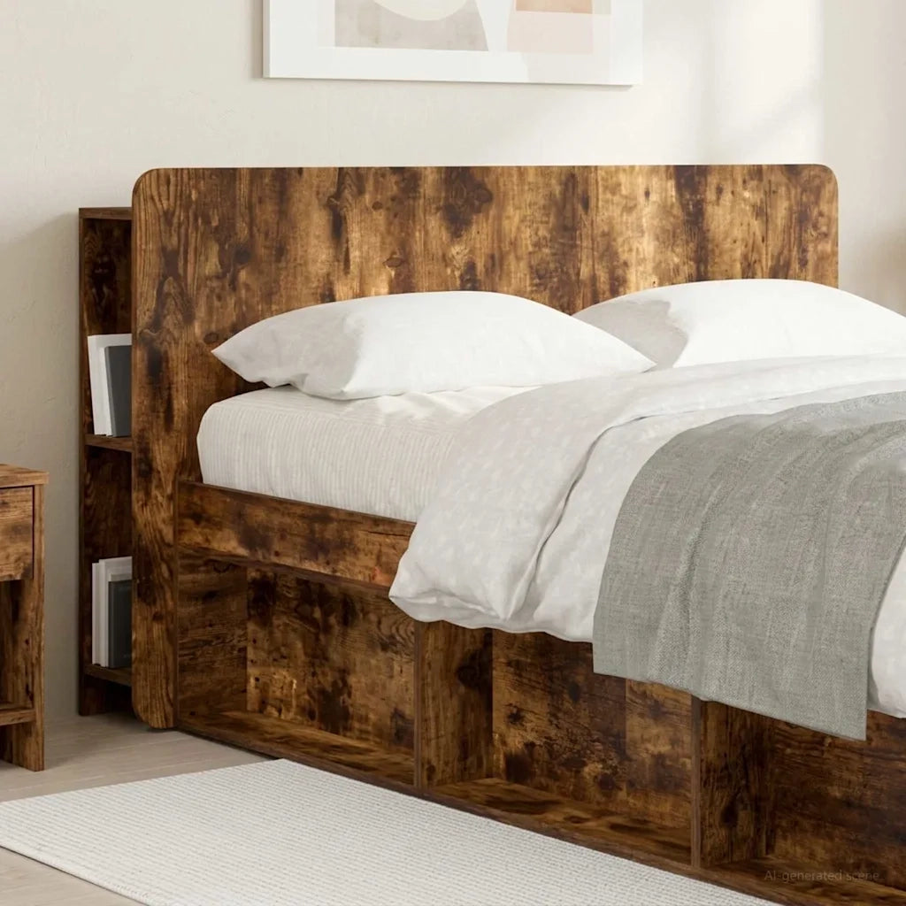 Testiera | Testata del letto Rovere Fumo Legno ingegnerizzato