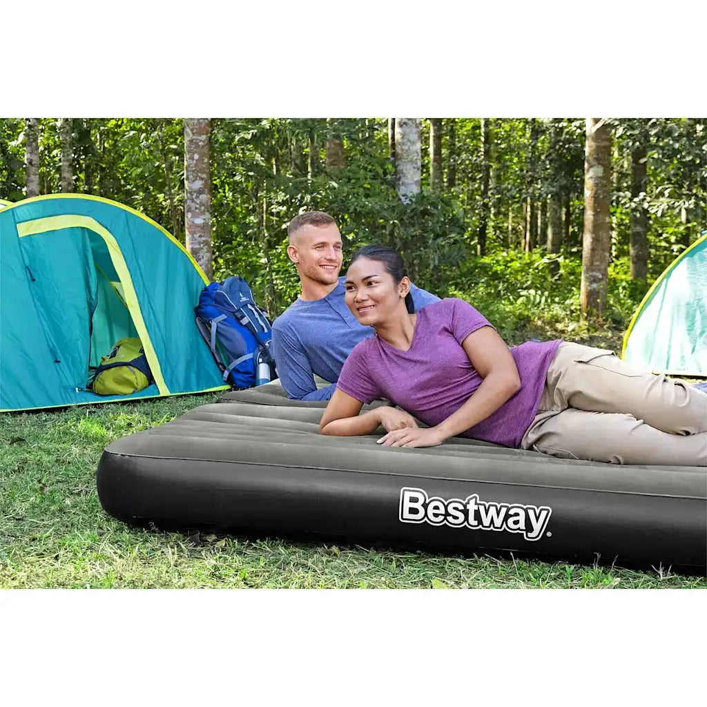 Bestway Letto ad Aria Gonfiabile 3 in 1 Nero e Grigio 188x99x25 cm 93794
