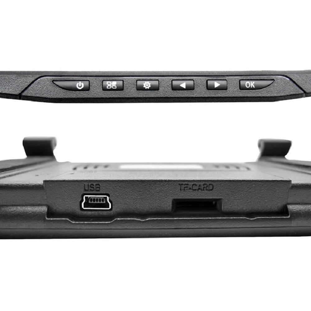 Trade Shop - Specchietto Retrovisore Monitor Dvr Registra Video Telecamere Frontale 120° 2.8" -
