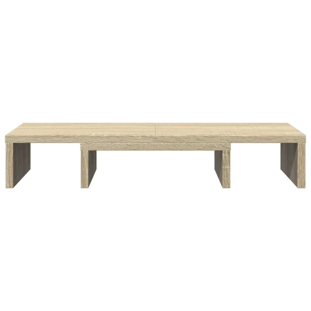 Supporto Monitor Regolabile Rovere 60x24x10,5 cm in Truciolato 854627