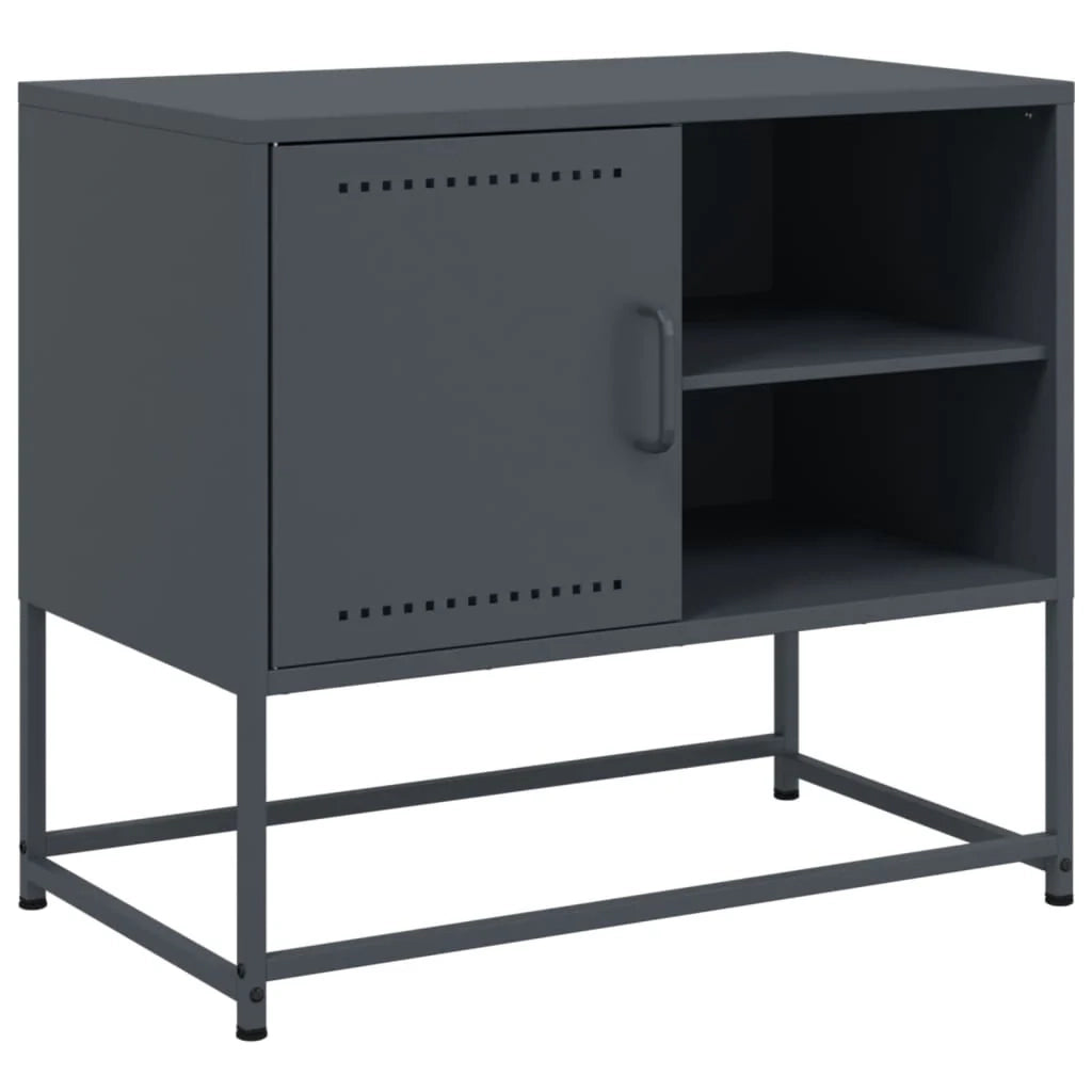 Mobile TV multimediale mensola TV credenza TV sala da pranzo soggiorno camera da letto rosa 100,5 x 39 x 60,5 cm acciaio rosa 02_0028286