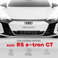 Auto Elettrica per Bambini 3-5 Anni con Telecomando, Sospensioni e Clacson, 103x58x41 cm, Bianca e Nero