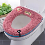 Set di cuscinetti per toilette morbidi - Caldo e comodo - Set da 2 pezzi