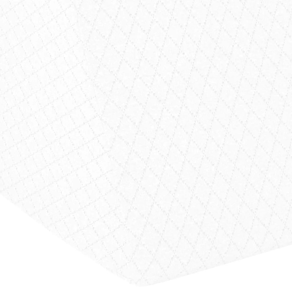 Cuscino per Gambe Bianco 60 x 50 x 30 cm Schiuma Memory CFW6612390
