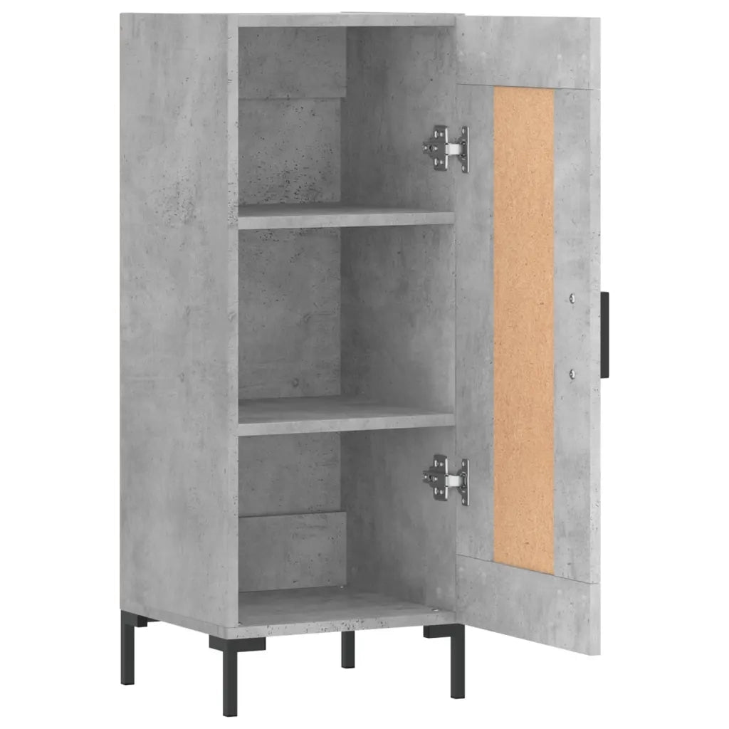 Credenza-Buffet-Armadio da cucina Grigio Cemento 34,5x34x90 cm in Legno Multistrato 521972