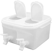 Frigo a 5L con dispensatore d'acqua e filtro anti-leggero, con maniglia, grande capacità, frigorifero con maniglia, dispensatore d'acqua con maniglia, riempibile, per la preparazione di tè e succhi.