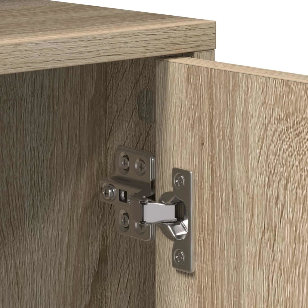 Armadio da Notte 2 pz Rovere Sonoma Legno ingegnerizzato 8007638