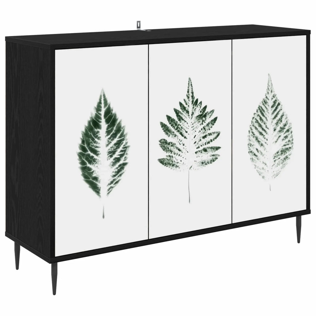 Credenza HANAU Rovere Nero 102 x 33 x 76 cm 8006985