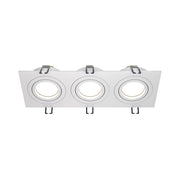 Maytoni Atom faretto incasso soffitto 3xGU10 bianco