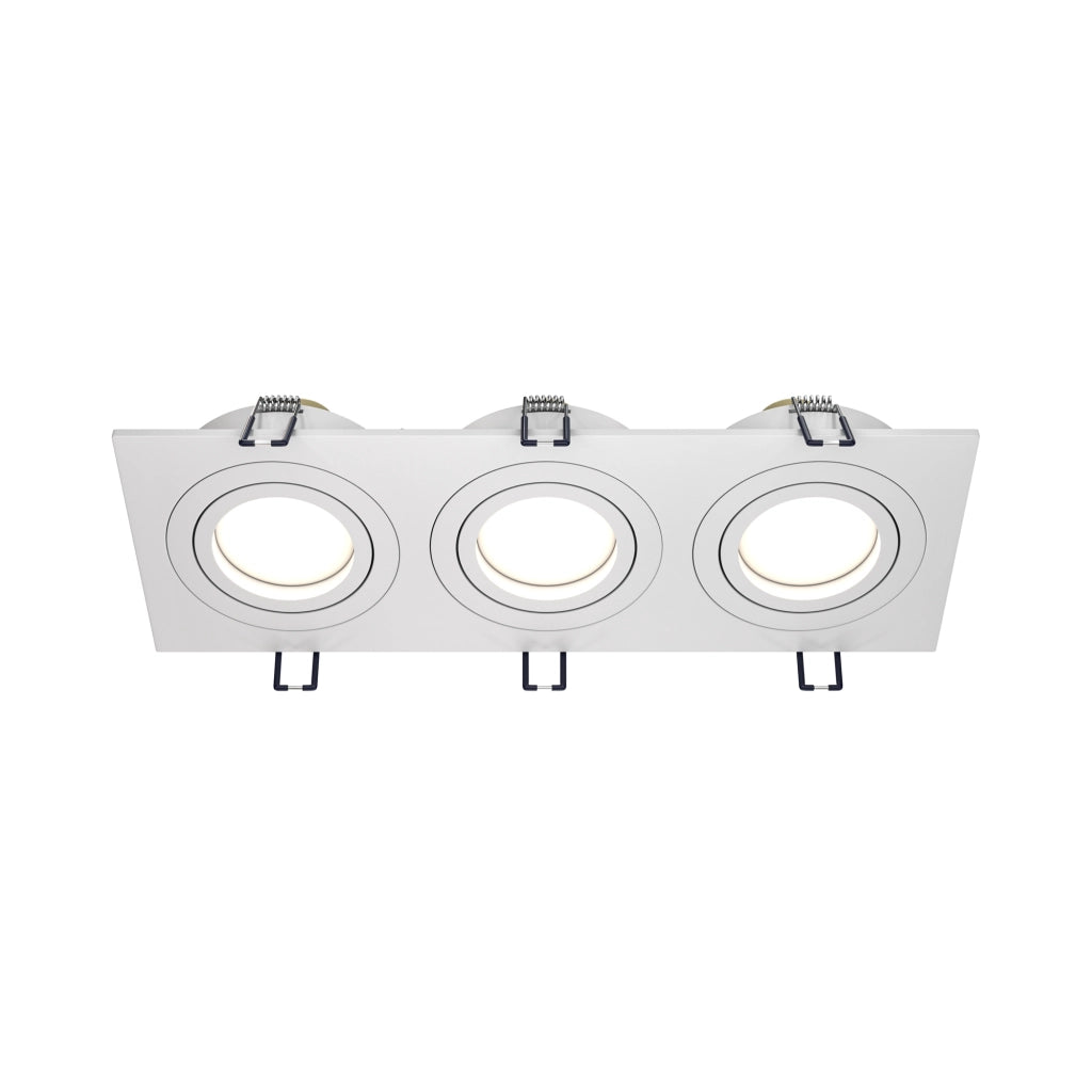 Maytoni Atom faretto incasso soffitto 3xGU10 bianco
