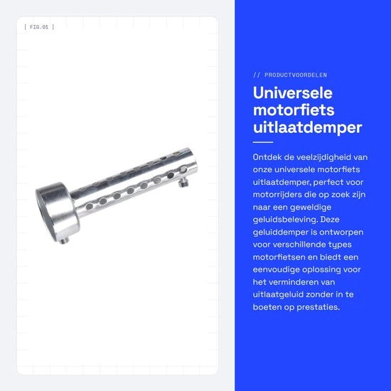 Uscita Demper Universale - Silenziatore - Flessibile - 60 mm - Regolabile - Alta Qualità Acciaio